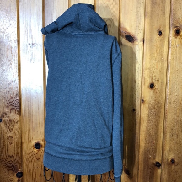 Pink Victoria’s Secret zip up sweatshirt hoodie size XS Animal print oversized​ - Picture 6 of 6